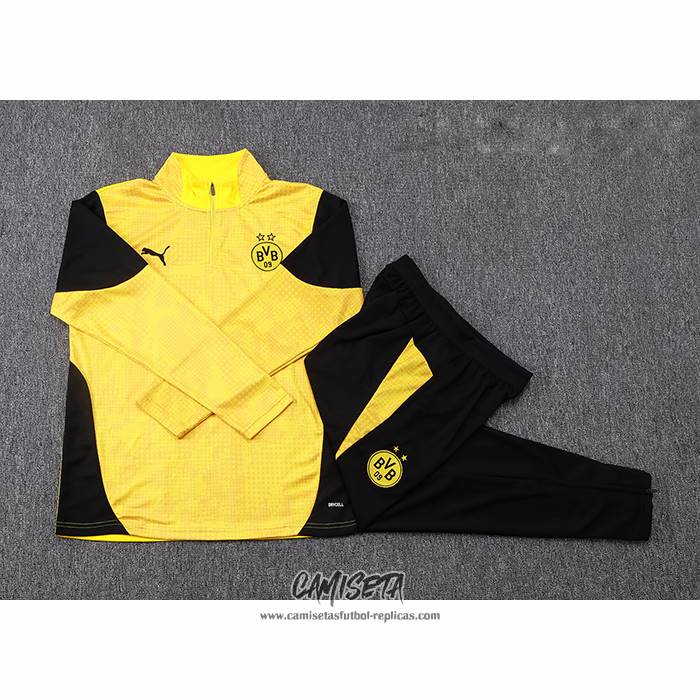 Chandal de Sudadera del Borussia Dortmund 2025-2026 Nino Amarillo